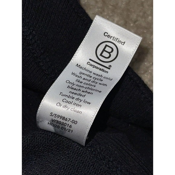 ATHLETA Balance Dress ST Small Tall S T | Black Sweatshirt Dress - Picture 7 of 7